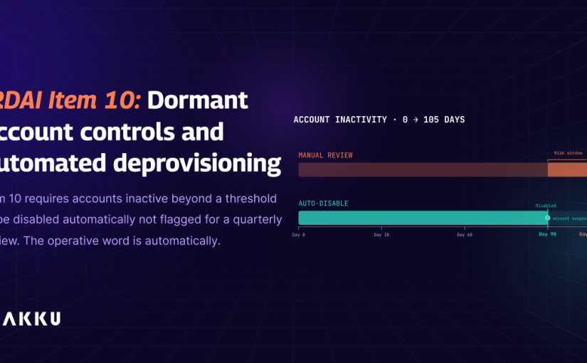 IRDAI Item 10: Dormant Account Controls and the Automated Deprovisioning Requirement