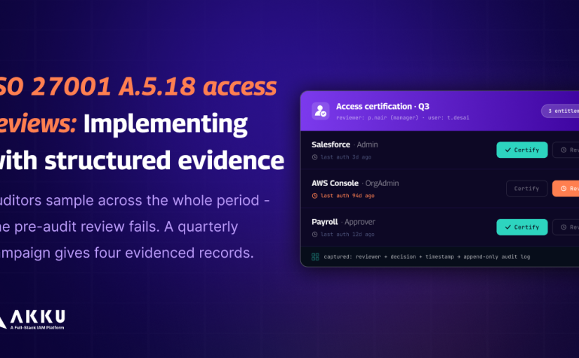 ISO 27001 A.5.18 Access Reviews: How to Implement With Structured Evidence