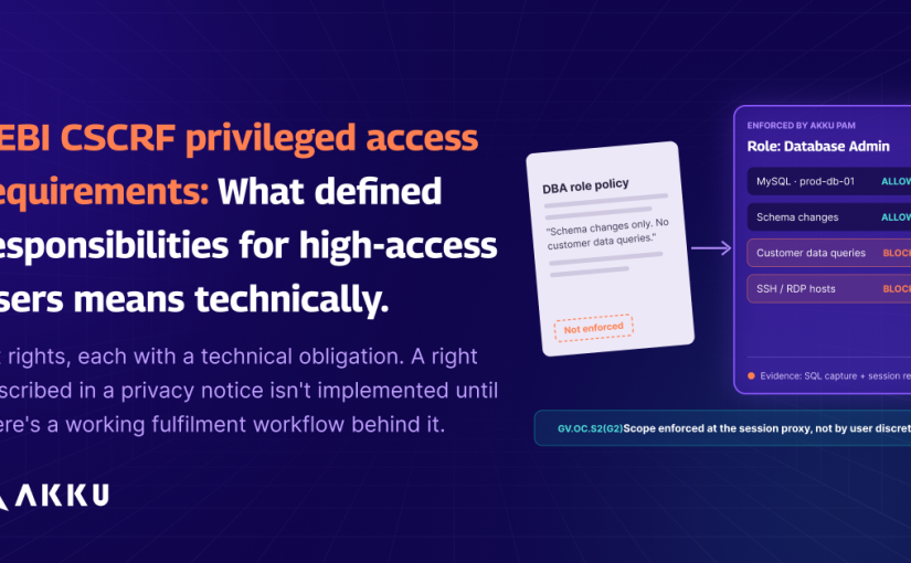 SEBI CSCRF Privileged Access Requirements: What Defined Responsibilities for High-Access Users Means Technically